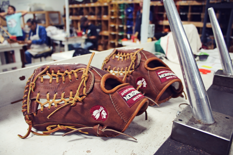 Nocona athletic goods store company baseball glove