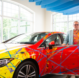 Houston Artists Jumper Maybach with Mercedes-Benz Art Car